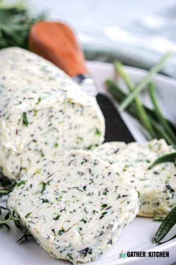 Savory Herb Butter Recipe - Gather in my Kitchen