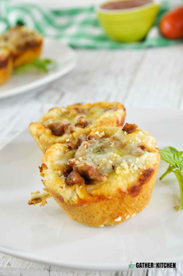 Italian sausage biscuit cups.