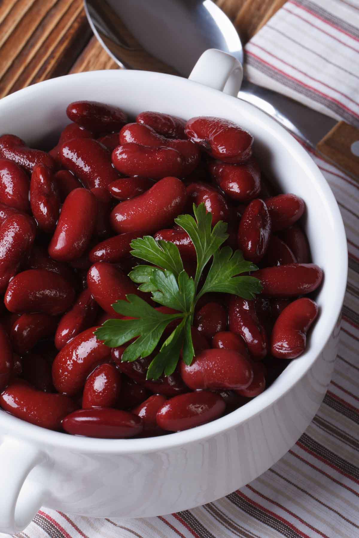 Kidney Beans in a bowl.