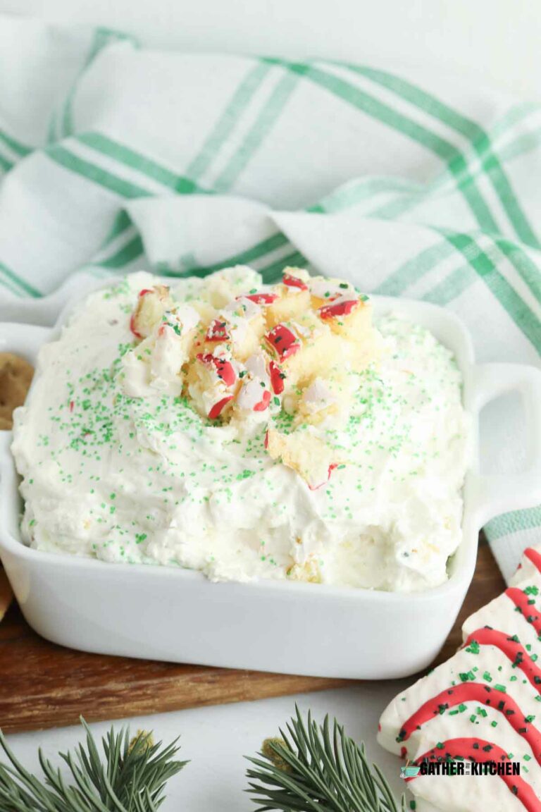 Christmas Tree Cake Dip - Gather in my Kitchen