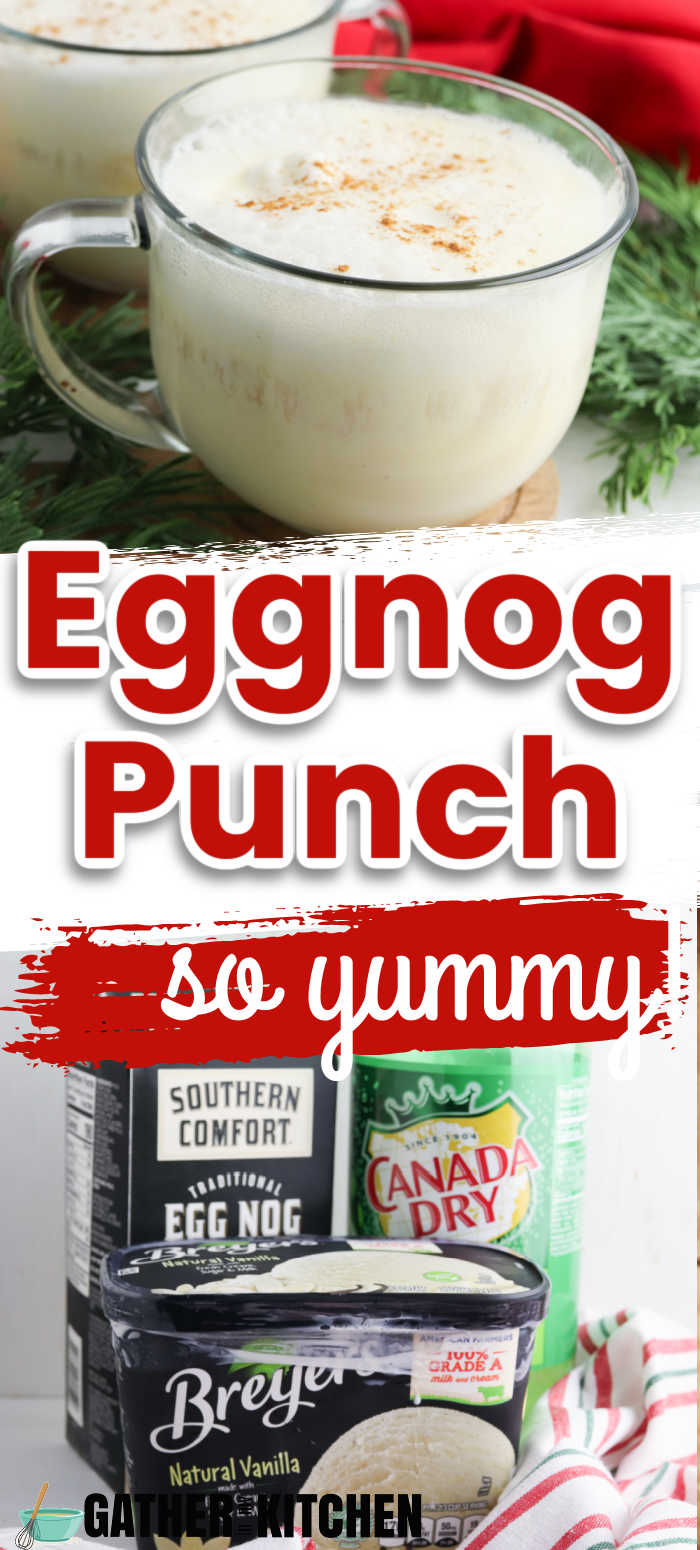 Easy Eggnog Punch - Celebrations at Home