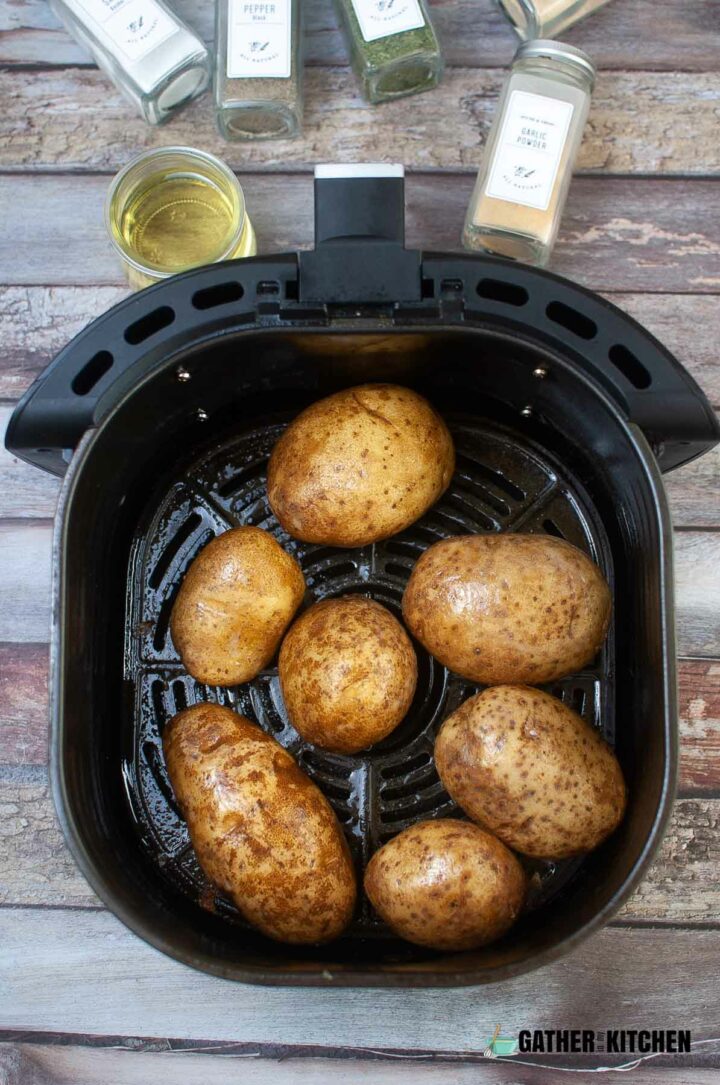 Air Fryer Potato Skins - Gather in my Kitchen