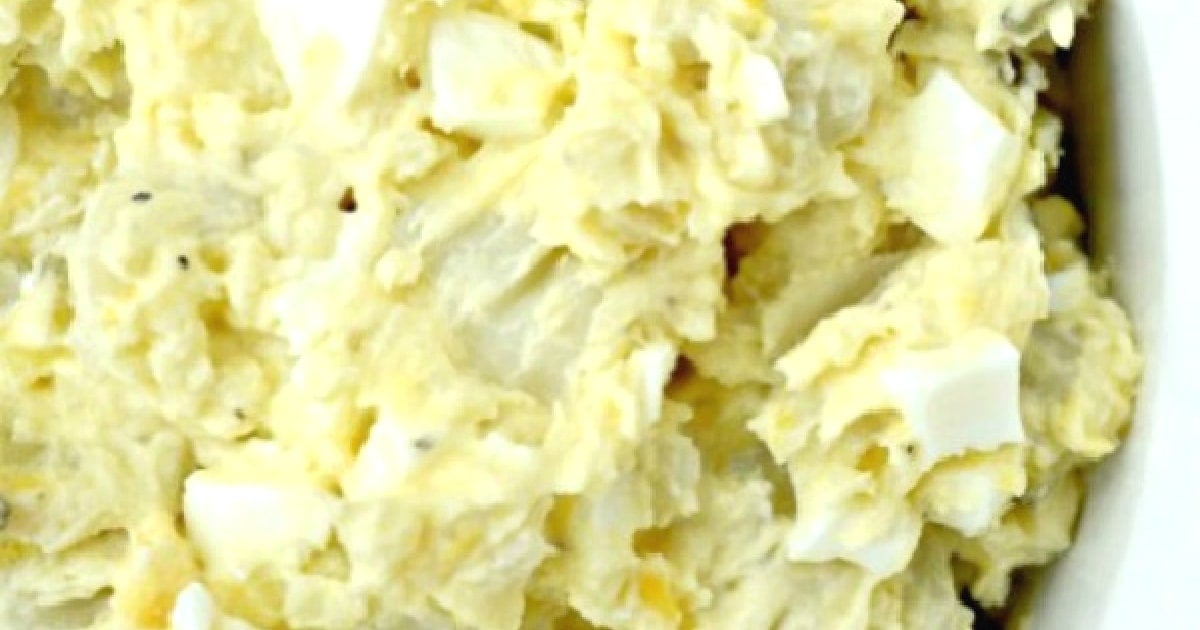 Closeup image of potato salad.