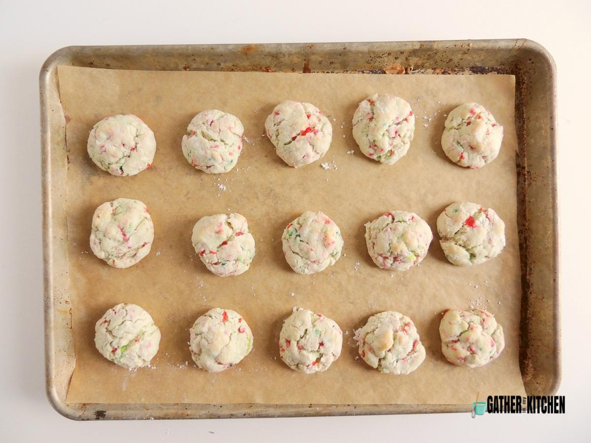 Baked Christmas Butter Cookies.
